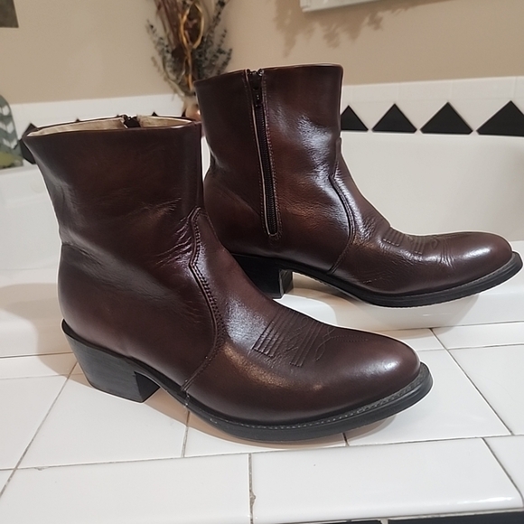 Durango Man’s Leather Western Ankle Boots size 8.5EE - Picture 9 of 9